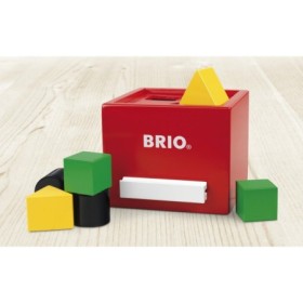 Cutie rosie de sortat forme Brio